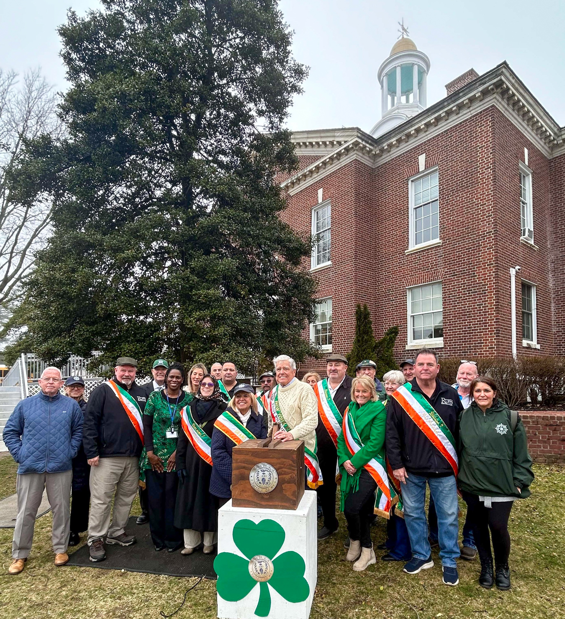 Islip St. Patrick's Day cupola celebration