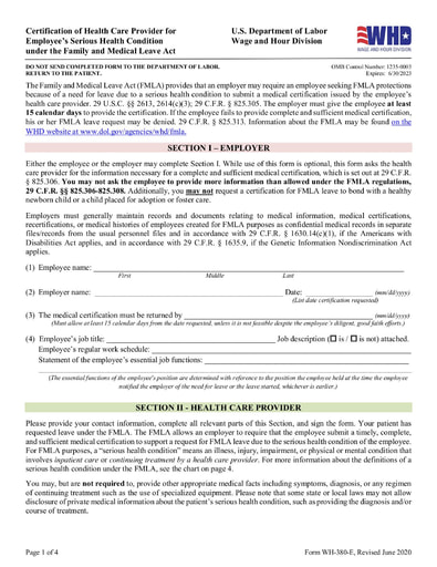 Family and Medical Leave - Employee