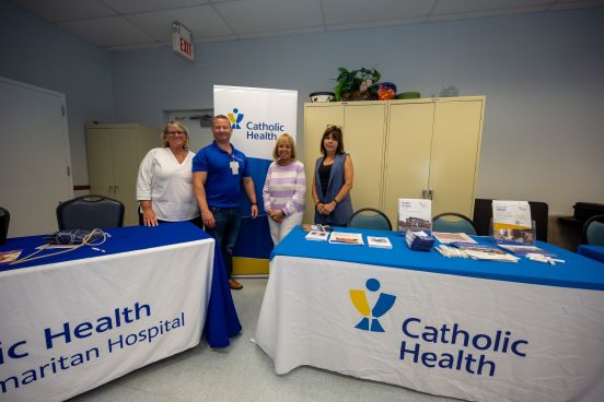 Supervisor Carpenter at Health Desk is Center Officials