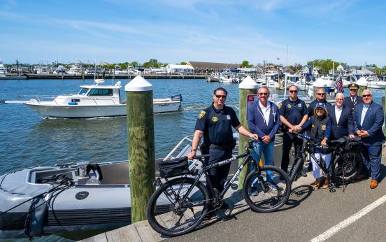 Supervisor Carpenter with Public Safety and Bike Patrol Unit