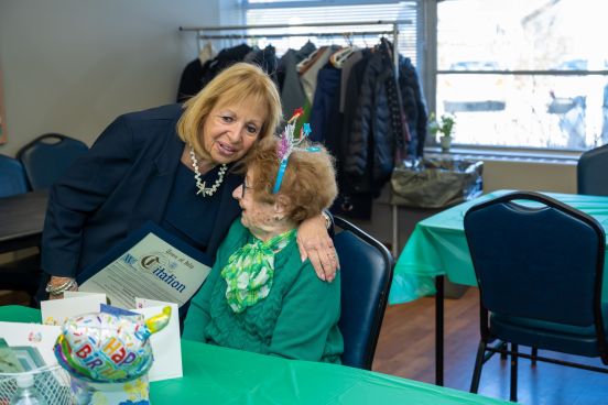 Supervisor embraces 99 year old