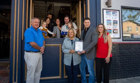 Harp and Hound Ribbon Cutting