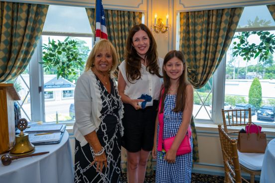 Supervisor with Mother and Daughter