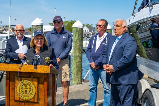 Supervisor Carpenter at Podium