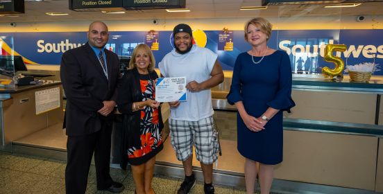 Supervisor and Airport Commissioners with Winner