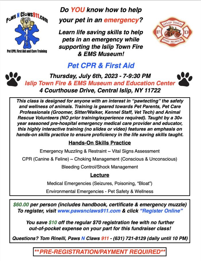 Pet CPR Class