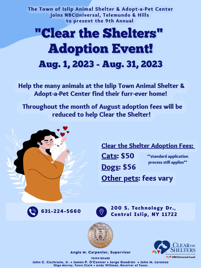 Clear the shelters flyer