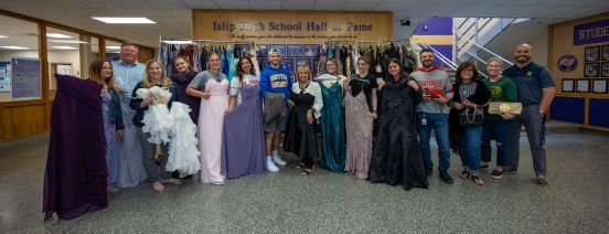 Group photo with dresses