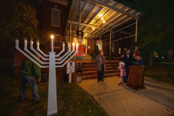 Islip Menorah Lighting Shines Light on Mental Health