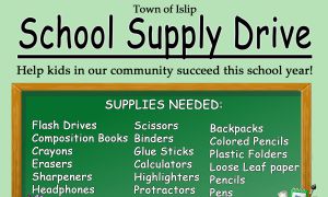 School Supply Drive Flyer