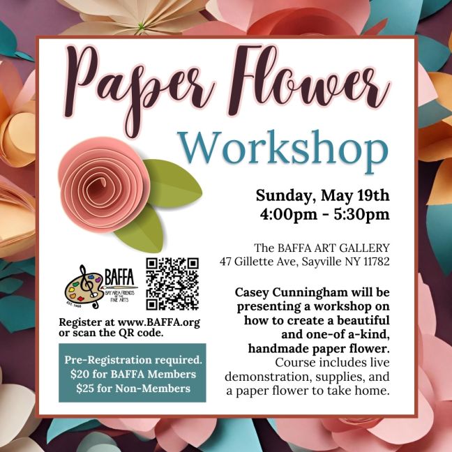 Paper flower workshop