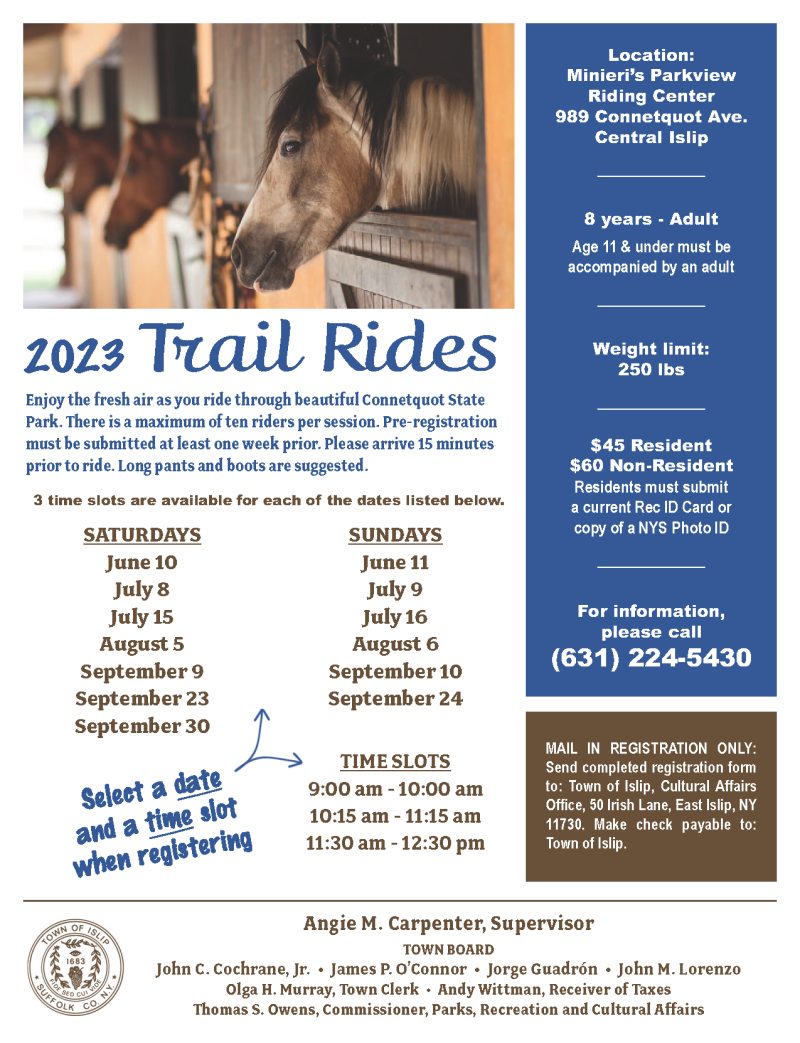 trail rides flyer