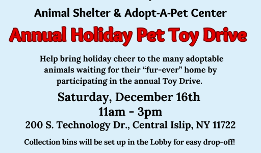 Pet Toy Drive Flyer